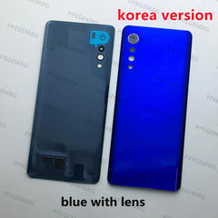 Back Glass G9 Replacement For LG Velvet G9 4G G910 5G G900 Battery Cover Rear Door Lid Panel Housing Case Camera Lens Sticker