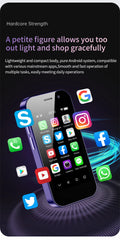 هاتف ذكي صغير SOYES XS14 Pro 4G يعمل بنظام Android 9.0 وذاكرة وصول عشوائي 3 جيجابايت وذاكرة داخلية 64 جيجابايت وبطارية 2600 مللي أمبير في الساعة وخاصية التعرف على الوجه وشاشة 3.0 بوصة وهاتف محمول صغير يدعم WhatsApp وGoogle Phone