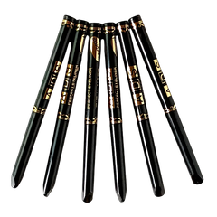 3pcs Long-Lasting Waterproof Black Eyeliner Pencils - Smudge & Sweat Proof for Bold Eye Makeup, Perfect Gift