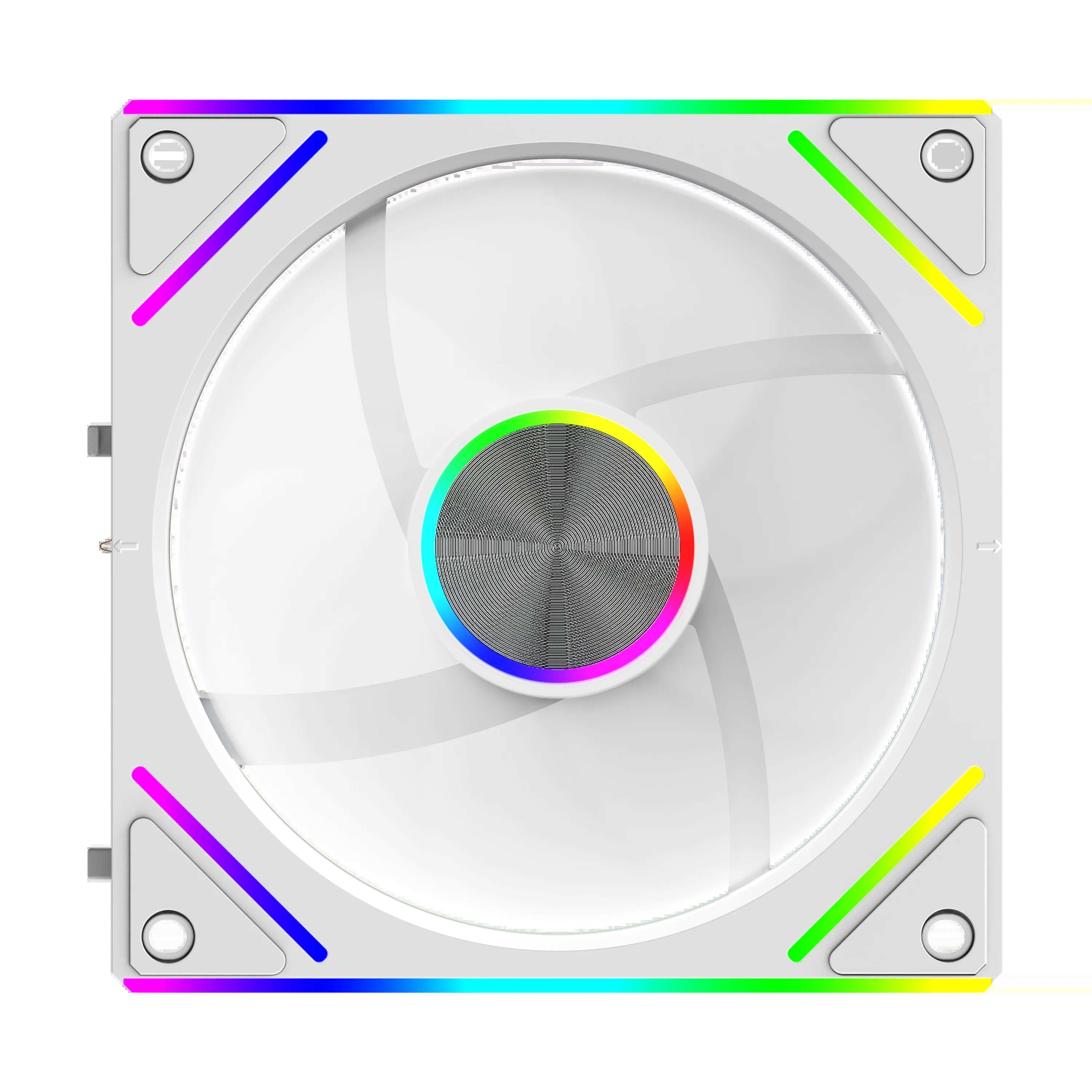 UPSIREN WF-3 120mm Wire-free splicing case fan motherboard light synchronization 4PIN PWM Center axis CD texture design 12CM