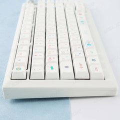 127Keys Korean PBT Keycap Neon Theme XDA Profile For Gaming RGB Mechanical Keyboard Key Caps for Cherry MX Switch English Korea