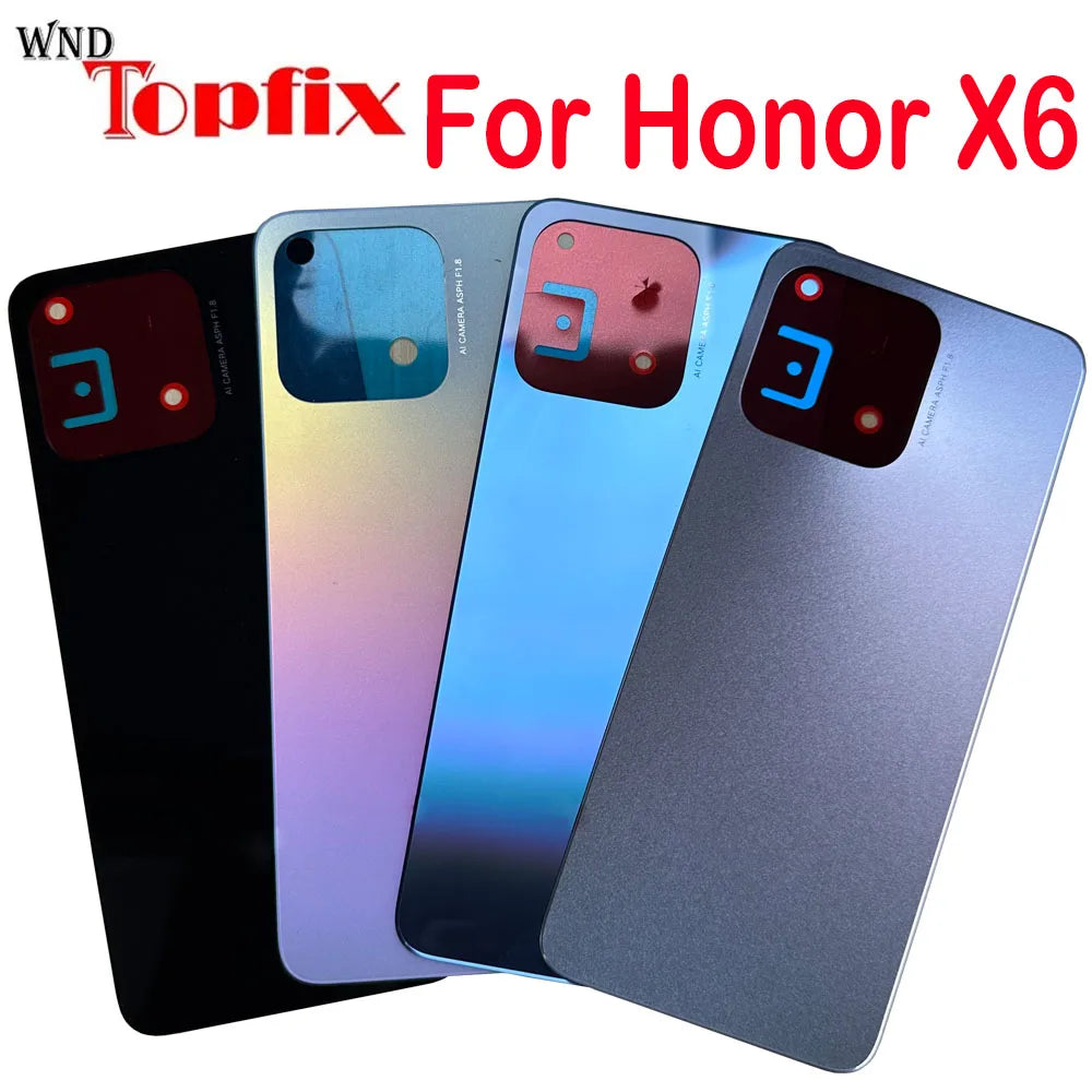 غطاء خلفي جديد لهاتف Honor X6 مقاس 6.5 بوصة مع بطارية وغطاء خلفي وأجزاء بديلة لهاتف Honor X6 VNE-LX1 VNE-LX2 VNE-LX3 غطاء بطارية