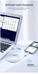 كابل USB أصلي بقوة 30 وات لأجهزة Apple iPhone 14 13 12 11 Pro Max 7 8 Plus XS XR شحن سريع USB C إلى كابل iOS ملحقات شاحن