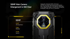 هاتف Ulefone Armor Mini 20 Pro 5G 4.7 بوصة هاتف متين 64 ميجابكسل كاميرا ليلية أندرويد 14 هاتف ذكي 6200 مللي أمبير 16 جيجابايت + 256 جيجابايت هاتف محمول LED
