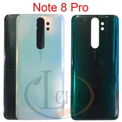 New For Xiaomi Redmi Note8 Note 8 Pro Battery Back Cover Glass Panel For Redmi Note 8Pro Rear Door Housing Case Adhesive Replace