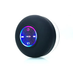 VIKEFON Portable Bluetooth Audio Ipx4 Waterproof Led Lights Bathroom Outdoor Large Suction Cup Can Be Adsorbed Wall Speaker