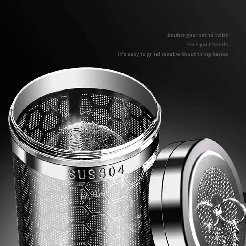 1pc Tea Infuser, Extra Fine Mesh Tea Strainers for Loose Tea, Stainless Steel Tea Strainer with Extended Chain Hook