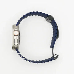 حزام سيليكون لساعة Apple Watch 49 مم 45 44 40 41 38 42 مم سوار مغناطيسي iWatch Ultra series 7 6 3 se 8 9 Ultra 2