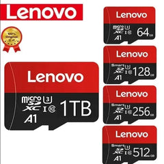 بطاقة ذاكرة فلاش SD 1TB Micro TF Mini SD بسعة 256GB 512GB 128gb 64GB TF للهواتف/الكمبيوتر/الكاميرات شحن مباشر