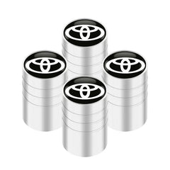 4Pcs/set Alloy Car Tire Valve Stem Air Caps Anti-theft Airtight Cover For Toyota Camry Yaris Hilux Prius Avensis Auris Corolla