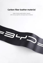 5Pcs Car Carbon Fiber Stickers Door Sill Anti Scratch Decals For BYD Atto 3 Yuan Plus Han Tang EV F3 E6 Dmi Song F0 Qin Pro G3 I