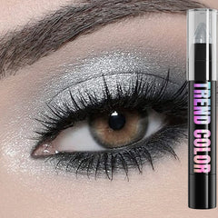 24 Colors Pearlescent Glitter Eyeshadow Eyeliner Pencil Waterproof Matte Nude Eye Shadow Eye Makeup Shimmer Highlighter Pen Tool