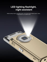 SERVO N95 PRO Mini Sliding Mobile Phone 2 SIM Standby Cellphone Magic Voice Speed Dial Call Recording Flashlight 2.0" Telephones