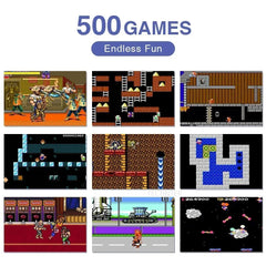 G5S 2.4 Inch Video Game Console Mini Portable Retro TV Handheld Game Player Built-in 500 Games AV Output Support 2 Player