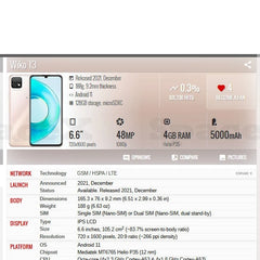 شاشة T3 مقاس 6.6 بوصة تم اختبارها لهاتف Wiko T3 W- V770 LCD تعمل باللمس مع محول رقمي بديل لحافظات الهاتف المحمول المستعملة شاشة Wiko T3 V770