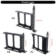 Ventilated 2.5" 3.5" SSD HDD Holder Upgrades Bracket for SSD and Mechanical Hard Most Internal PC Space H8WD