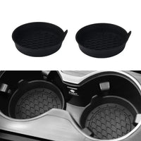 2/4pcs Car Cup Holder Coaster Silicone Cup Holder Insert Universal Non-Slip Cup Holders Car Accessories Interior Silent Cup Pad - Mumzar