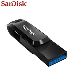 SanDisk Ultra Dual OTG Pen Drive USB 3.2 Type-C Flash Drive 64GB 128GB 256GB 512GB Up to 400Mb/s Memory Flash Disk for iPhone 15