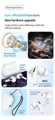 سماعات أذن لاسلكية Tideboom W01 TWS Max بتقنية البلوتوث داخل الأذن، مزودة بخاصية إلغاء الضوضاء، متوافقة مع أجهزة iPhone وAndroid