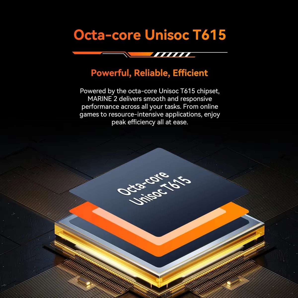 Blackview OSCAL Marine 2 Rugged Phone 8GB RAM 256GB Smartphone AI 11000mAh Battery 6.56 " HD+Display Unisoc T61 Android 15 NFC