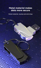 محرك أقراص فلاش USB 3.0 بسعة 512 جيجابايت و1 تيرابايت و2 تيرابايت ومحرك أقراص USB محمول عالي السرعة ومحرك أقراص USB محمول مقاوم للماء وذاكرة فلاش يو ديسك هدايا بسعة 256 جيجابايت