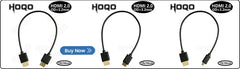 كابل مرن مسطح متوافق مع موصل HDMI من شريط FPV Raspberry Pi 4 Micro HDMI إلى HDMI/Mini HDMI أنثى بزاوية 90 درجة FFC 20 سنًا
