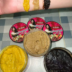 Cambodia Yi Chen Brightening Tri-Pack | Coffee+Bean+Khmer Herbal Scrub & Body Lotion