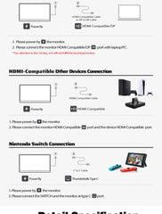 شاشة ZEUSLAP المحمولة مقاس 16 بوصة بدقة 2.5K وتردد 144 هرتز، 2560*1600، 16:10، 100%sRGB، 500 شمعة/م²، مناسبة لأجهزة الكمبيوتر المحمول، وSwitch، وPS4، وPS5، وXbox One