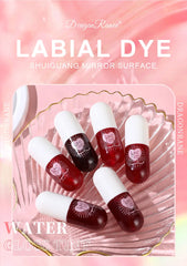 Dragonranee Lip Dye Liquid Lip Glaze Cute Waterproof Non-Stick Liquid Lipstick 6 Colors Available