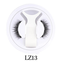 Magnetic Eyelashes 1/2 Pairs Handmade 3D Mink Lashes Reusable False Eyelashes Set Natural Long Fake Eyelash Makeup Tweezers Tool