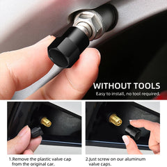 Car Tire Valve Caps Dustproof Covers & keychain Auto Styling For Chevrolet Captiva Colorado Cruze Spark Malibu Trax Aveo