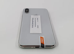 هاتف iPhone X الأصلي بذاكرة وصول عشوائي 3 جيجابايت وذاكرة داخلية 64 جيجابايت وذاكرة قراءة فقط 256 جيجابايت وشاشة 5.8 بوصة ونظام تشغيل iOS سداسي النواة وكاميرا بدقة 12.0 ميجابكسل، غير مقفول، يدعم شبكة LTE، iphonex iphone x
