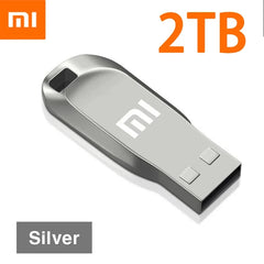 محرك أقراص فلاش شاومي 2 تيرابايت USB 3.0 صغير عالي السرعة معدني بندريف 1 تيرابايت 512 جيجابايت محرك أقراص محمول مقاوم للماء لتخزين الذاكرة U Disk