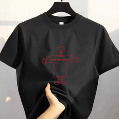 Summer Casual Cotton ort Sve T-irt Men Women Couple Tops Faionable Pure Cotton UV Protection Clothing