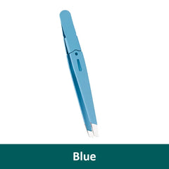 Eyebrow Tweezer Colorful Hair Beauty Fine Hairs Puller Stainless Steel Slanted Eye Brow Clips Removal Makeup Tools