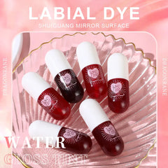 Dragonranee Lip Dye Liquid Lip Glaze Cute Waterproof Non-Stick Liquid Lipstick 6 Colors Available