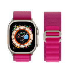 Alpine Strap for Apple Watch Bands 44mm 40mm 49mm 45mm 41mm 38mm 42mm Nylon Bracelet Iwatch Ultra 2 Series 9 3 4 5 6 7 8 SE Belt