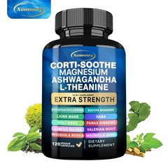 Corti-Soothe Cortisol Supplement - Manage Stress, Maintain Calm & Support Adrenal Health,with Magnesium, Ashwagandha, L-Theanine