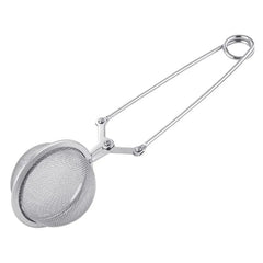 Stainless Steel Spoon Tea Ball Infuser Filter Squeeze Leaves Herb Mesh Strainer Tea Infuser In Mesh Tea Ball Filter with Handle