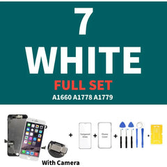 AAA Display for iPhone 5 5S 5SE 6 6S 7 8 Plus LCD Display Full Set Assembly Touch Screen Digitizer Replacement Pantalla+Camera