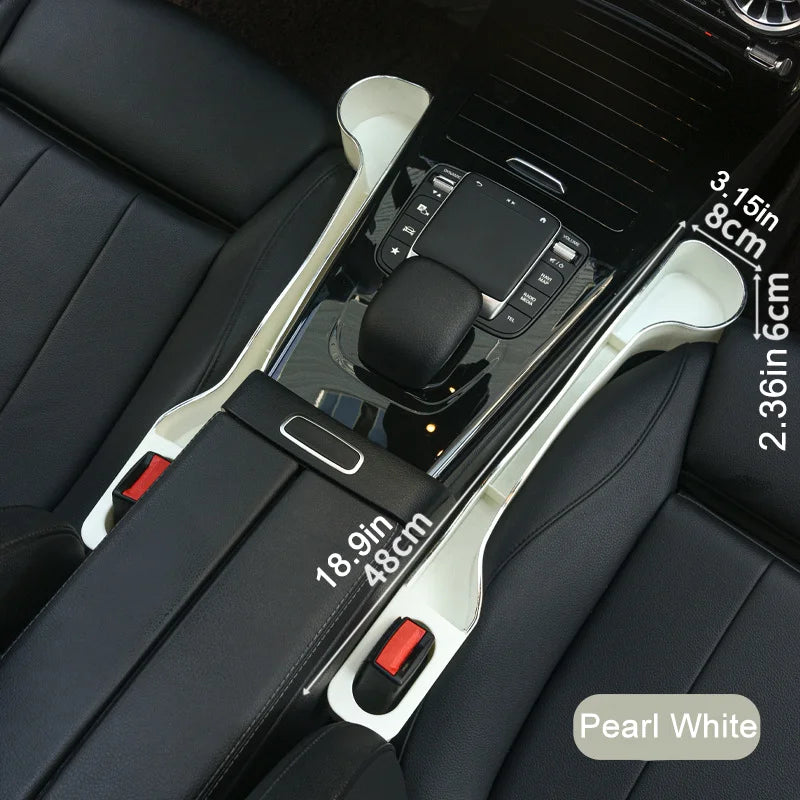 2 Pack Car Front and Rear Seat Gap Cup Holders Multifunctional Car Organizer Box for Car Organizing Storing Interior Accessories