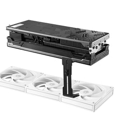 Chassis 12cm Fan Position GPU Support Frame Stainless Steel Computer Graphics Card Holder Prevent Sagging GPU Brace for RTX 4090