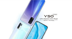 هاتف محمول VIVO Y50 Global firmware Snapdragon 665 Octa Core 6.53" 5000mAh 18W Dash Charge 8GB 128GB كاميرات 16.0MP هاتف مستعمل