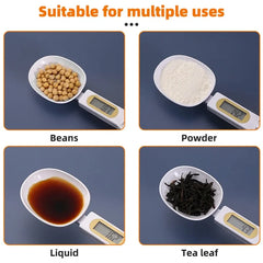 500g/0.1g Weight Measuring Spoon Portable LCD Digital Kitchen Scale Electronic Food Measuring Spoon Scale Kitchen Tool for Food