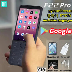 هاتف Qin F22 Pro الذكي الجديد بشاشة تعمل باللمس وواي فاي 5G + 3.5 بوصة وذاكرة 4 جيجابايت وذاكرة 64 جيجابايت، إضافة إلى متجر جوجل وأندرويد QinGlobal Version