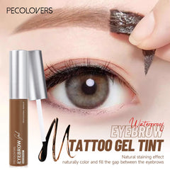 1PC Lazy Makeup Eyebrow Enhancers Liquid Gel Long Lasting Waterproof Film Forming Tear Off Brow Tattoo Tint For Eyebrow Makeup