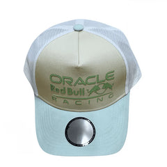 2025 Red Bull Racing Hat Motorcycle Hat Red Bull Baseball Hat Men's and Women's Sunshade Breathable Mesh Hat