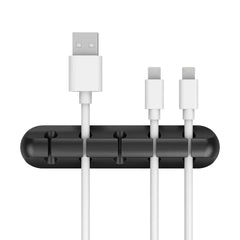 منظم كابلات USB من السيليكون من NNBILI، لفاف الكابل، مشابك إدارة سطح المكتب، حامل كابلات للفأرة وسماعات الرأس، منظم أسلاك