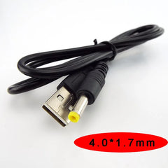 موصل كابل تمديد طاقة تيار مستمر 5 فولت من USB إلى DC 3.5*1.35 مم 2.0*0.6 مم 2.5*0.7 مم 4.0*1.7 مم 5.5*2.1 مم 5.5*2.5 مم