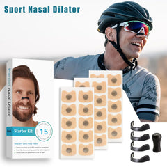 15Pairs Magnetic Nasal Breathing Dilators Kits Sport Nasal Dilator Boost Oxygen Intake,Breathing Refill Nose Clip